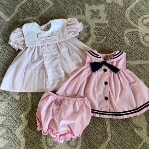 Petit Ami & Good Lad Infant Girls Outfit Dress Bundle 3/6 months